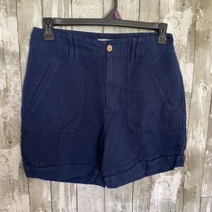 Sundance linen blend blue shorts 8